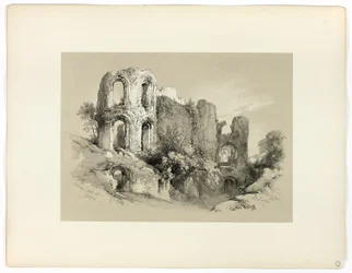 Roman Baths at Treves, from Picturesque Selections