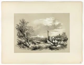 Tynemouth Castle, from Picturesque Selections