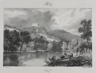 Picturesque and Romantic Travels through Old France. Auvergne: Château Neuf