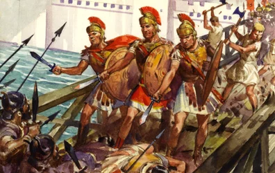 Horatius Cocles Defending the Pons Sublicius