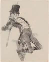 After Daumier: Fishing
