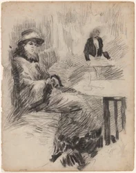 Copy: Woman at a Table in a Café