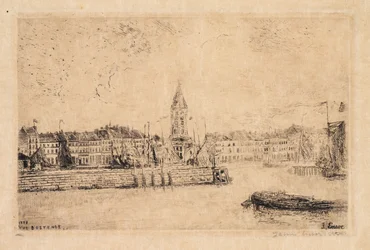 View of Ostend to the East