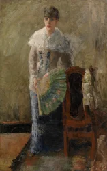 Lady with fan