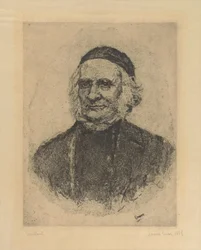 Portrait of the Swedish Botanist Elias Fries