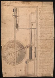 A machine for showing the motions of the earth and phases of the moon