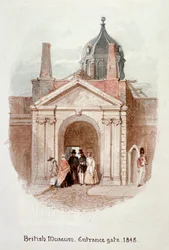 British Museum, entrance gate
