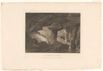View of Gilmerton Quarry, near Edinburgh