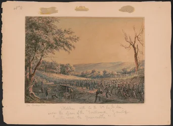 Sketches with Co. B, 8th Reg. Pa. Ma. under the Officers of the Old Southwark Guard on the Road to Greencastle