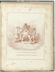 Labour Pains of the National Convention, 1795 The National Convention in Labour with a Constitution (title on object) Hollandia Regenerata (series title)