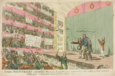 Acting Magistrates Committing Themselves, Being Their First Appearance as Performed at the National Theatre Covent Garden, 1809