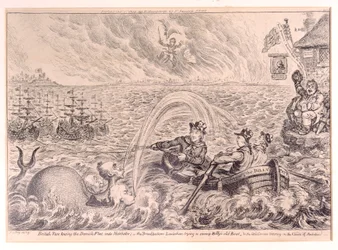 British Tars Towing the Danish Fleet into Harbour, 1807