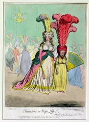 Characters in High Life, published by Hannah Humphrey in 1795