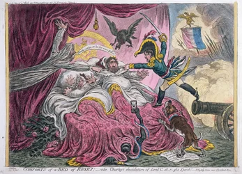 Comforts of a Bed of Roses, Published by Hannah Humphrey in 1806
