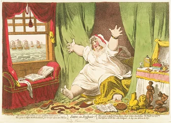 Dido in Despair, published by Hannah Humphrey, 1801