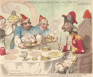 Dumouriez Dining in State at St. James on the 15th of May 1793