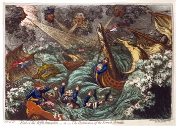 End of the Irish Invasion - or - The Destruction of the French Armada