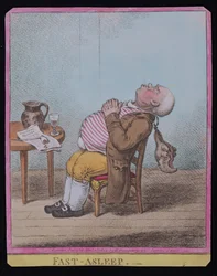 Fast Asleep, Published by Hannah Humphrey in 1806