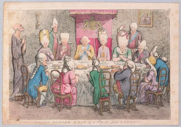 Grace before Meat or a Peep at Lord Peters, pub. 1779