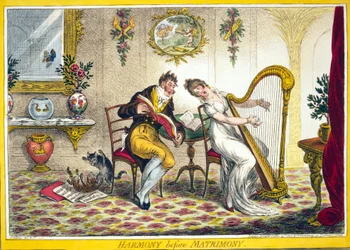 Harmony Before Matrimony, Published by Hannah Humphrey, 25th October 1805