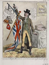 Improvement in Weights & Measures or Sir John Seeclear Discovering the Balance of the British Flag