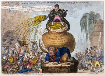 John Bull and The Sinking Fund - a Petty scheme for Reducing the Taxes and paying off the National Debt