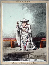 Member of the High Court of Justice, plate 8 from 
