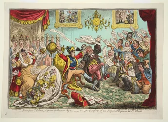 News from Calabria! Capture of Buenos Ayres! - The Comforts of an Imperial Dejeune at St Clouds