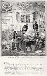 Plate 4, from The Life of William Cobbett, written by himself, pub. by H. Humphrey