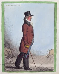 Portrait of Charles Howard, Duke of Norfolk, published by Hannah Humphrey in 1800