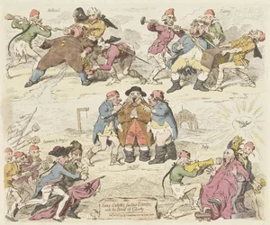 Sans-culottes Feeding Europe with the Bread of Liberty, 1793 (Sans-culottes, feeding Europe with the Bread of Liberty)