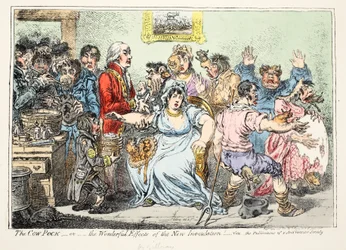The Cow Pock or Wonderful Effects of the New Innoculation! Vide the publications of the anti-vaccine society, pub by H. Humphreys