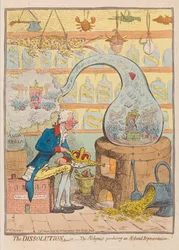 The Dissolution or The Alchemist producing an Aetherial Representation