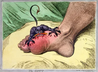 The Gout, published by Hannah Humphrey in 1799