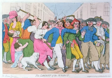 The Liberty of the Subject, published by H. Humphrey, October 15th 1779