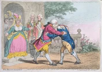 The Reconciliation, published by Hannah Humphrey, 1804