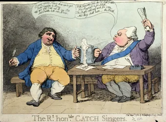 The Right Honourable Catch Singers, Published by William Humphrey in 1783