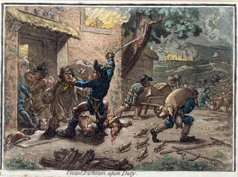 United Irishmen Upon Duty, published by Hannah Humphrey in 1798