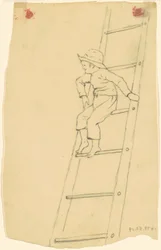 Boy on a Ladder