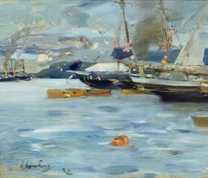 Moored Yachts, Oban, 1893