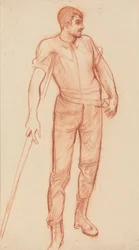 Shepherd Resting and Conversing