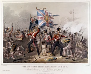 The 18th (Royal Irish) Regiment of Foot. At the Storming of Amoy