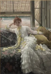 Seaside by James Jacques Joseph Tissot (1836-1902)