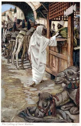 Christ calling Matthew, the tax collector, c. 1890