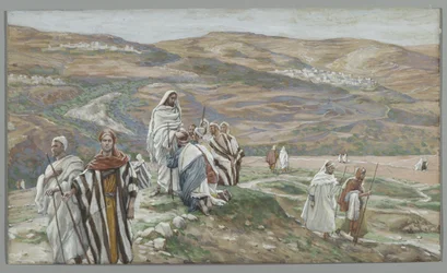 He Sent them out Two by Two, illustration from The Life of Our Lord Jesus Christ