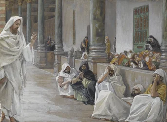 He Who is God Hears the Word of God, illustration from The Life of Our Lord Jesus Christ