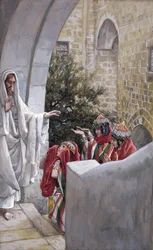 Healing of the Canaanites Daughter, illustration for The Life of Christ, c.1886-94
