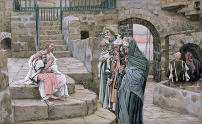 Jesus and the Little Child, Illustration for The Life of Christ