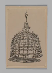 Lamp from the Mosque of El-Aksa, illustration from The Life of Our Lord Jesus Christ
