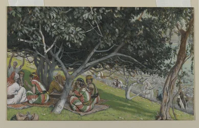 Nathaniel Under the Fig Tree, illustration from The Life of Our Lord Jesus Christ